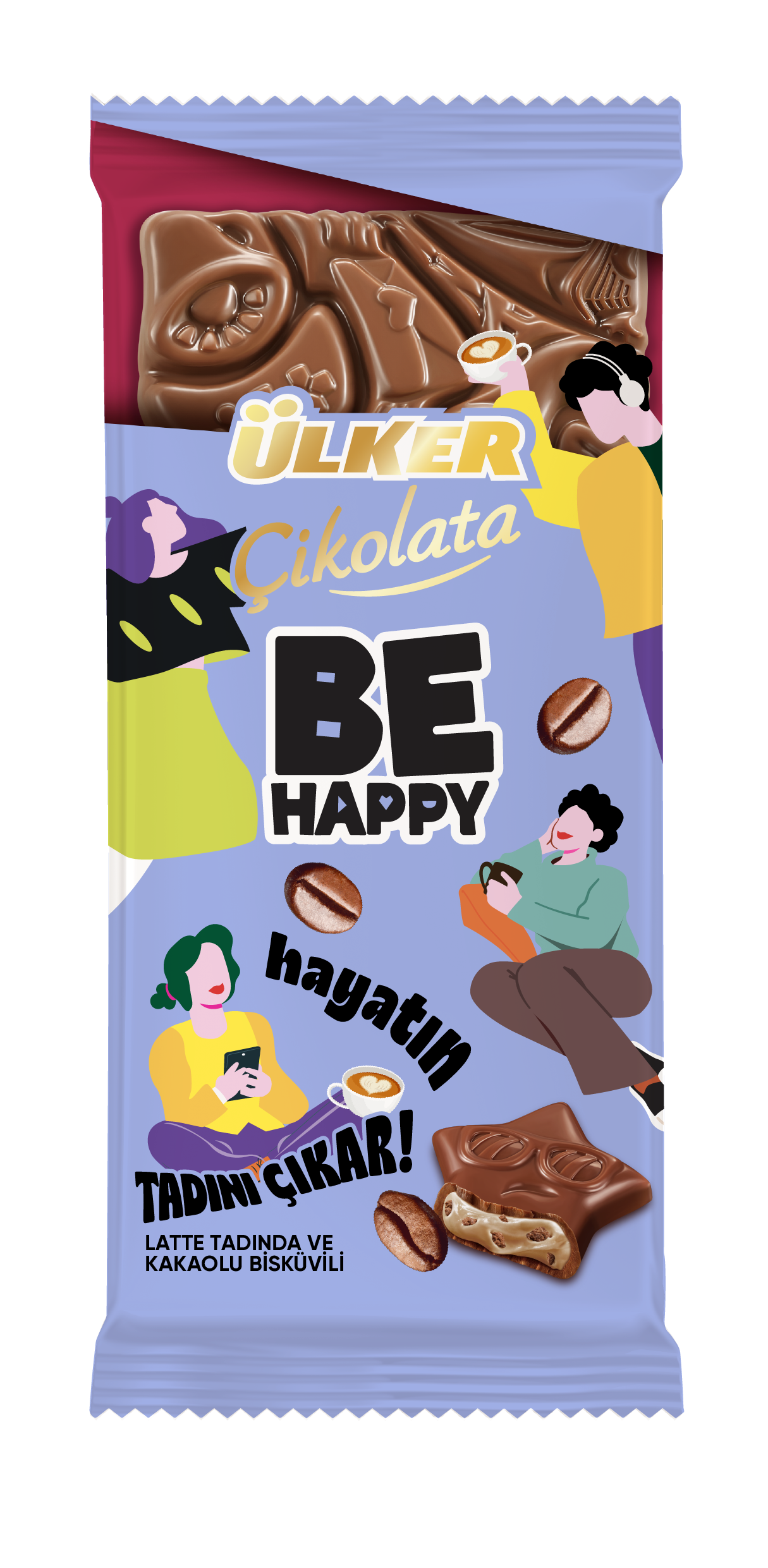 resm Ülker Çikolata Be Happy Latte 90 g