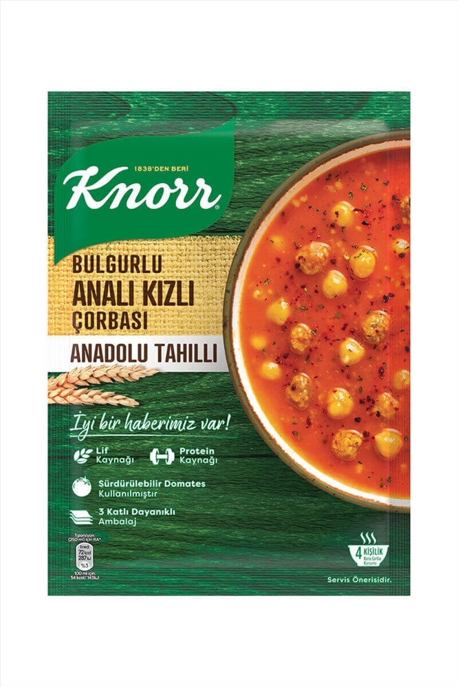resm Knorr Bulgurlu Analı Kızlı Çorba 92 g