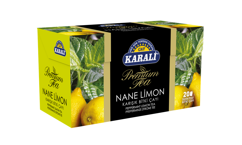 resm Karali Premium Nane Limon Bitki Çayı 20'li