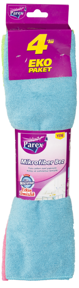 resm Parex Trend Mikrofiber Temizlik Bezi 4'lü