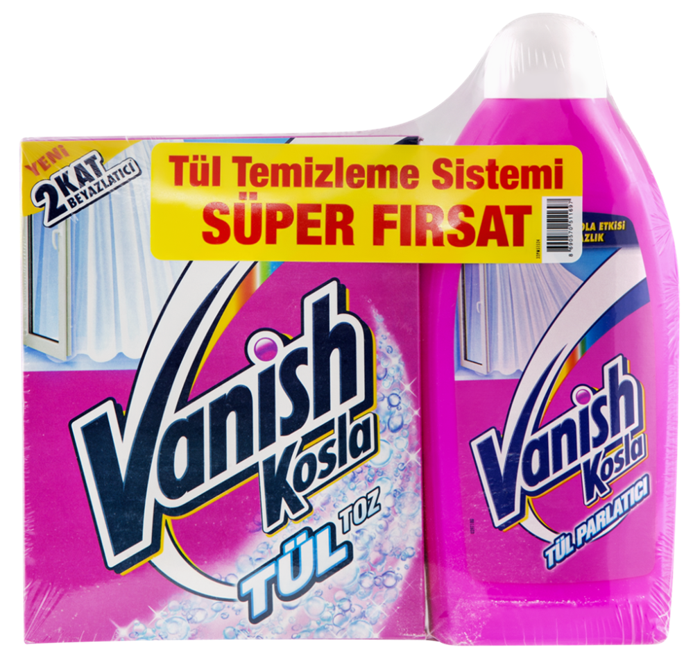 resm Vanish Tül Beyazlatıcı Çamaşır Deterjanı Toz 2x450 g