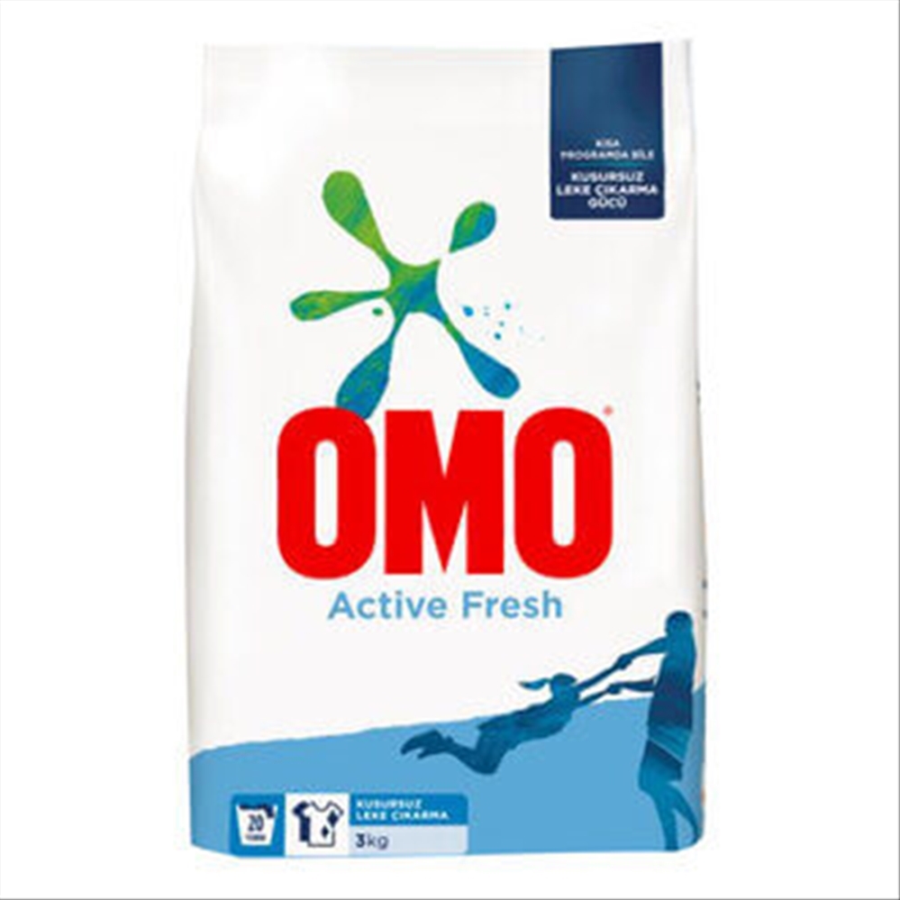resm Omo Active Fresh Çamaşır Deterjanı Toz 3 kg