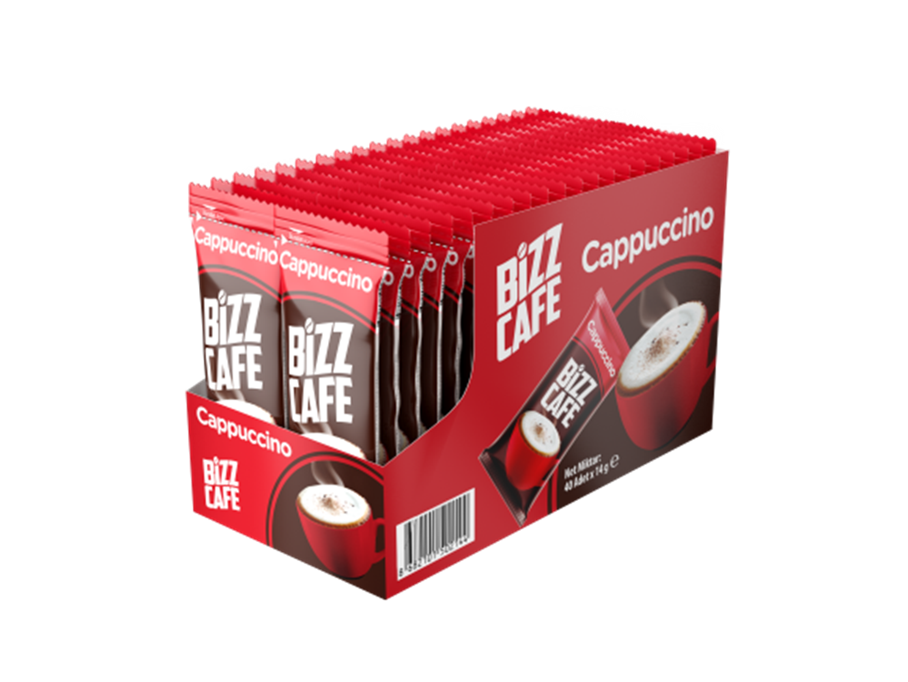 resm Bizz Cafe Cappuccino 40x14 g