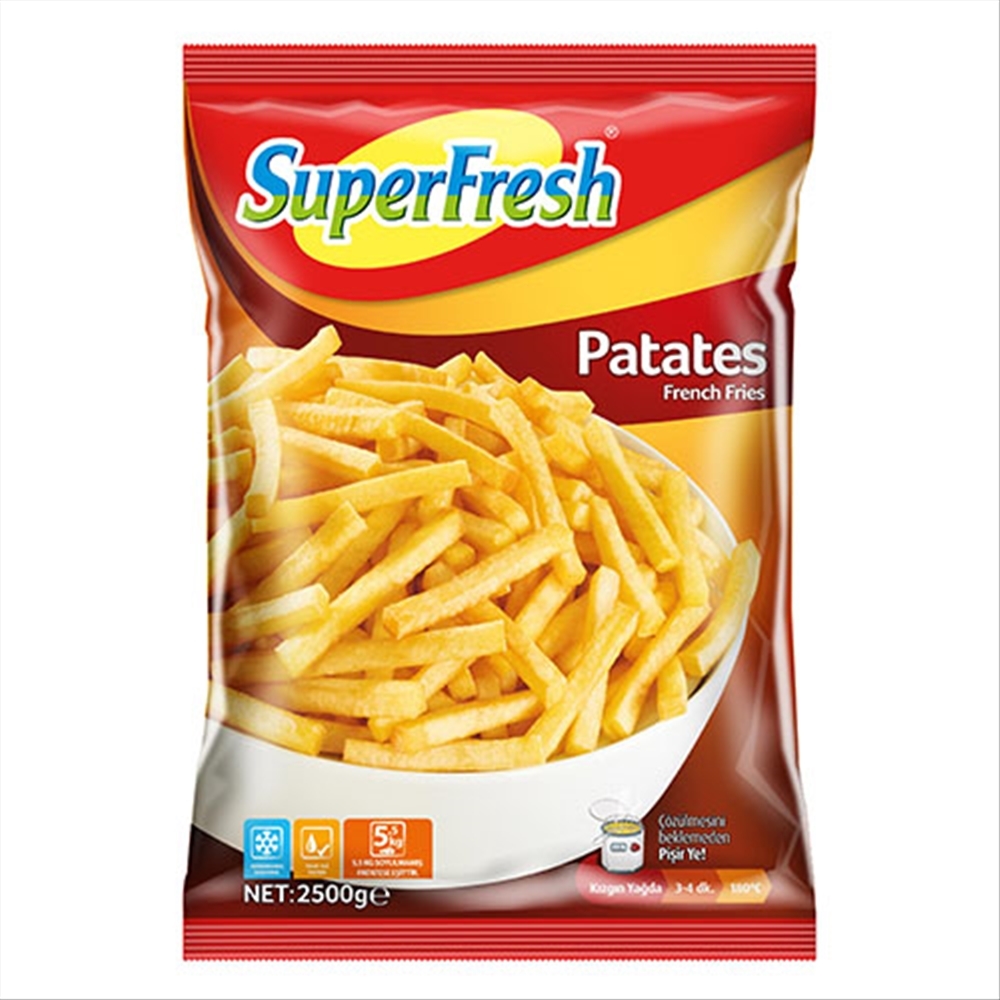 resm Superfresh Patates 9x9 2,5 kg