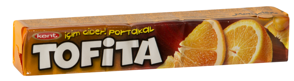 resm Kent Tofita Portakal Aromalı Şeker 47 g