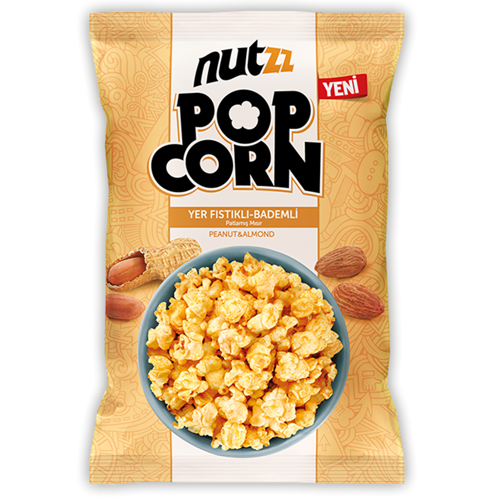 resm Peyman Nutzz Popcorn Yer Fıstıklı & Bademli 42 g