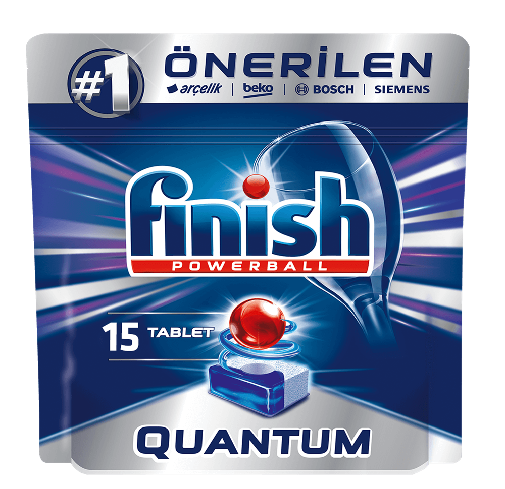 resm Finish Quantum Bulaşık Makinesi Tableti 15'li