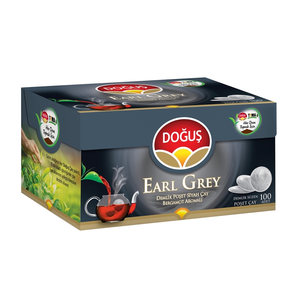 resm Doğuş Earl Grey Demlik Poşet Çay 100x3,2 g
