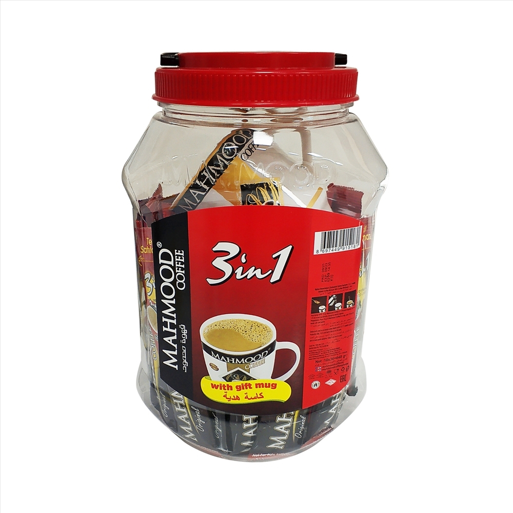 resm Mahmood Coffee 3ü1 Arada Sütlü Köpüklü 36x18 g
