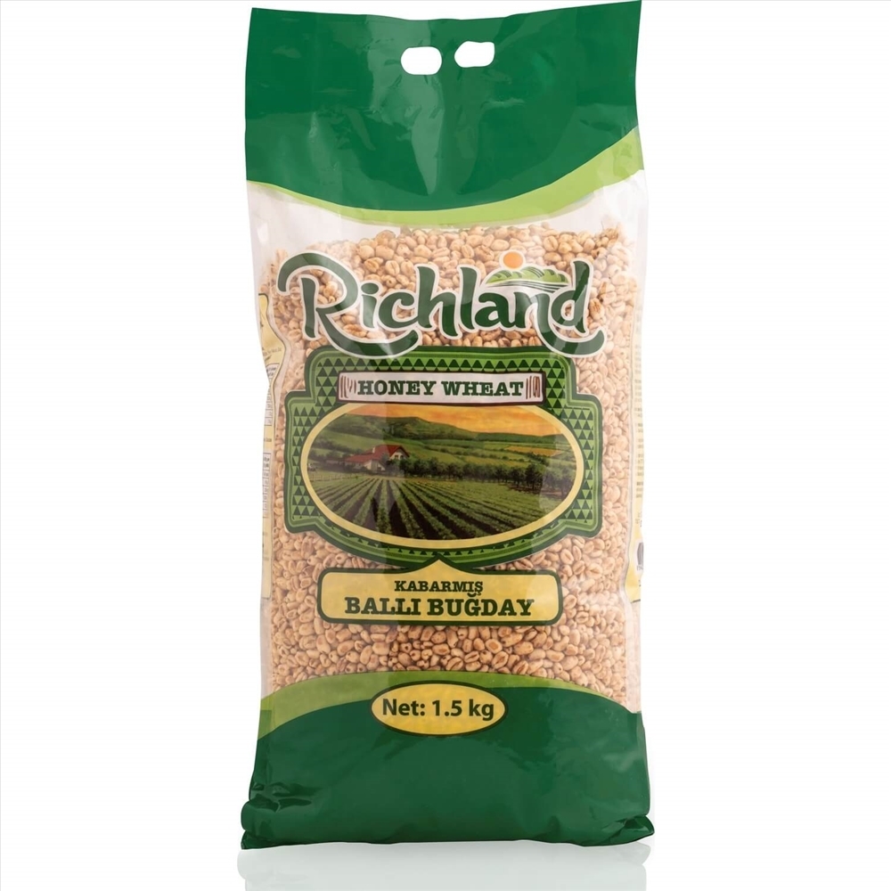 resm Richland Ballı Buğdaylı Mısır Gevreği 1,5 kg
