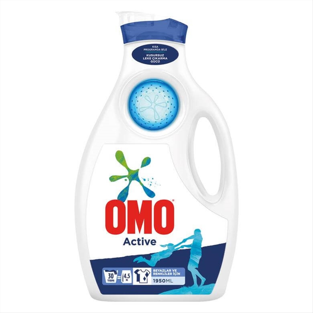 resm Omo Active Çamaşır Deterjanı Sıvı 1,95 L