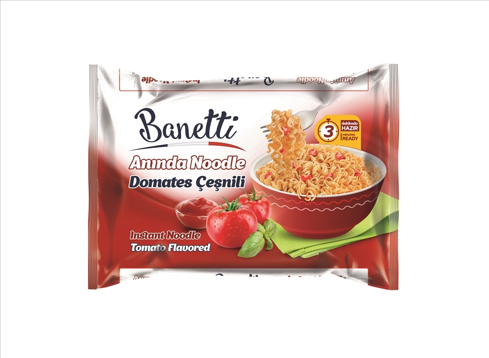 resm Banetti Noodle Domatesli Paket 75 g