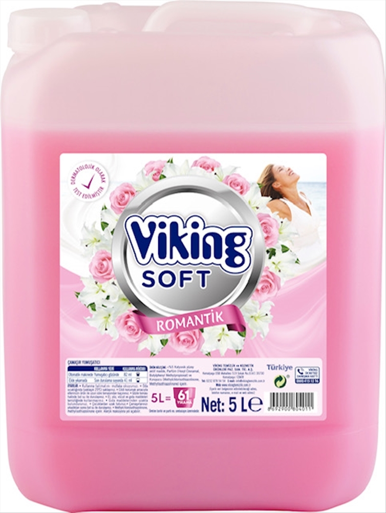 resm Viking Soft Romantik Çamaşır Yumuşatıcısı 5 L