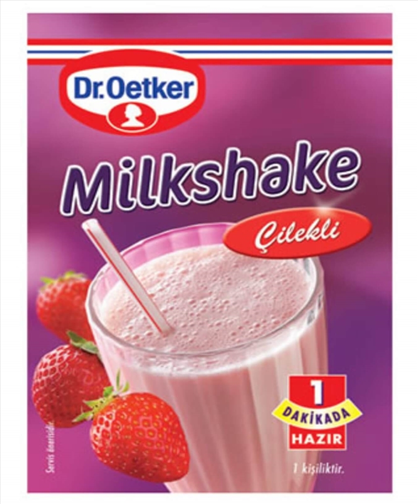 resm Dr.Oetker Milkshake Çilekli 26 g
