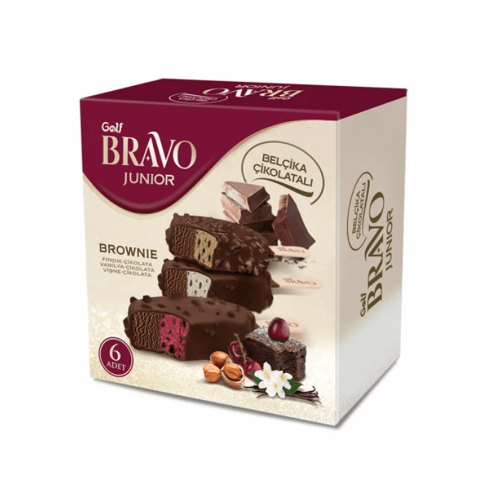 resm Golf Bravo Jr Belçika Çikolatalı Browni 360 ml