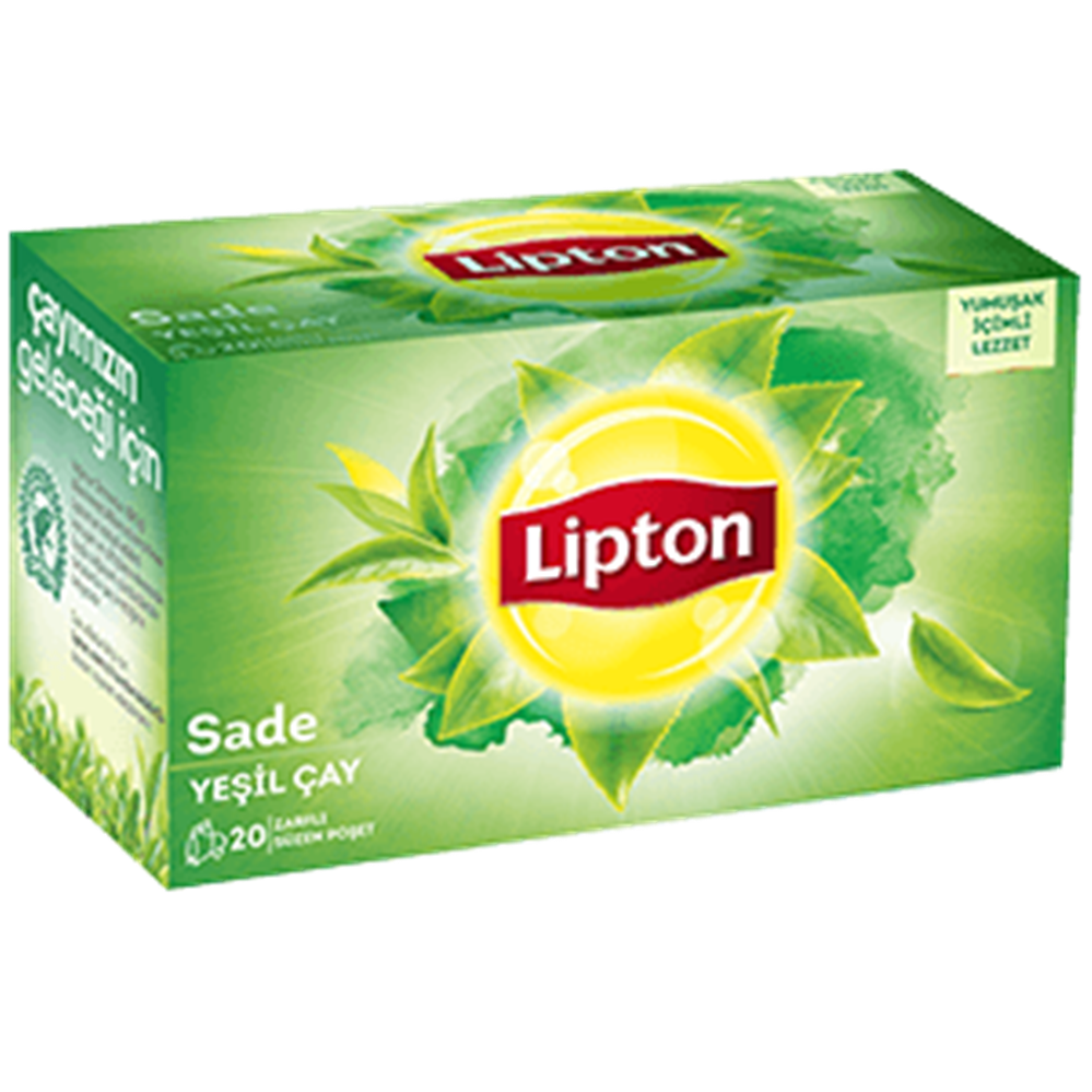 resm Lipton Sade Yeşil Poşet Çay 20'li