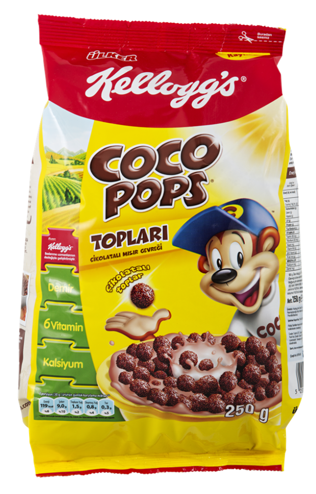 resm Ülker Kellogg's Kakaolu Cocopops Mısır Gevreği 225 g