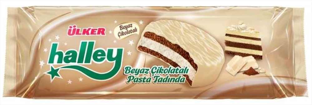 resm Ülker Halley Beyaz Çikolata Pasta 7*30 g