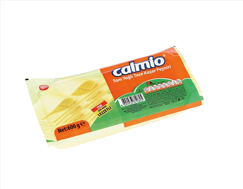 resm Calmio Tam Yağlı Taze Kaşar Peyniri 600 g