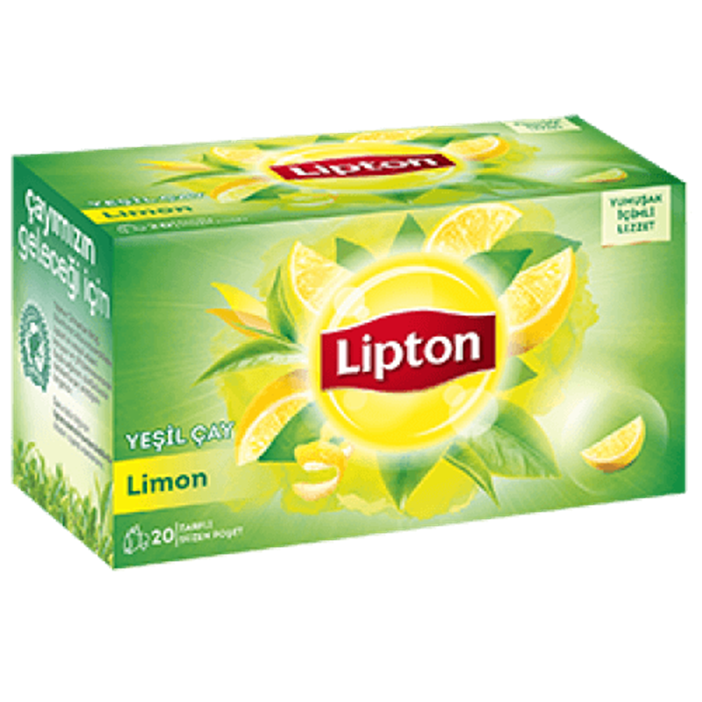 resm Lipton Limonlu Yeşil Çay 20'li