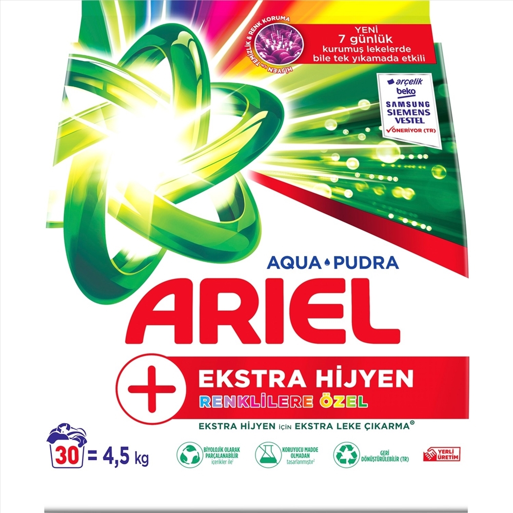 resm Ariel Extra Hygiene Toz Deterjan 4,5 kg