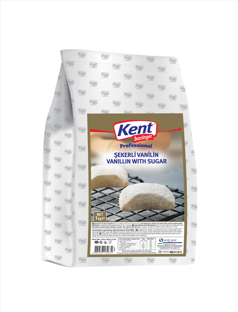 resm Kent Boringer Professional Şekerli Vanilin 1 kg