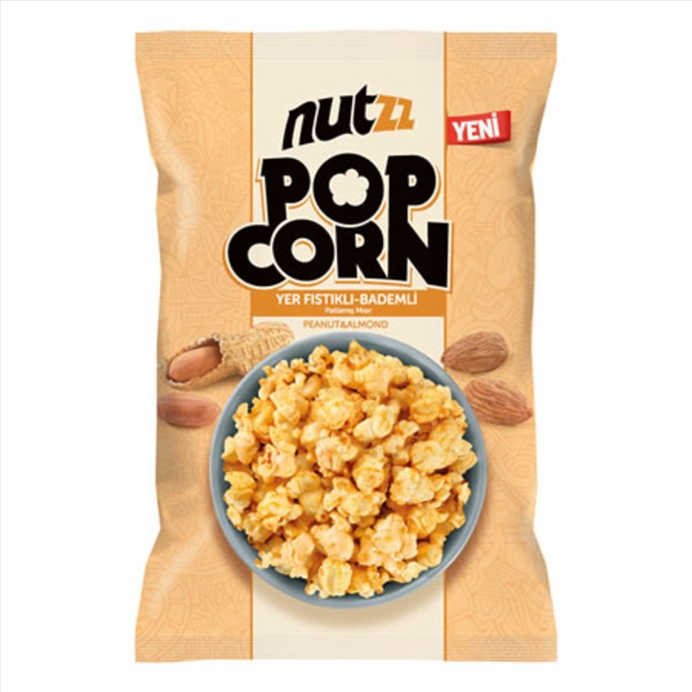 resm Peyman Nutzz Popcorn Yer Fıstıklı & Bademli 85 g