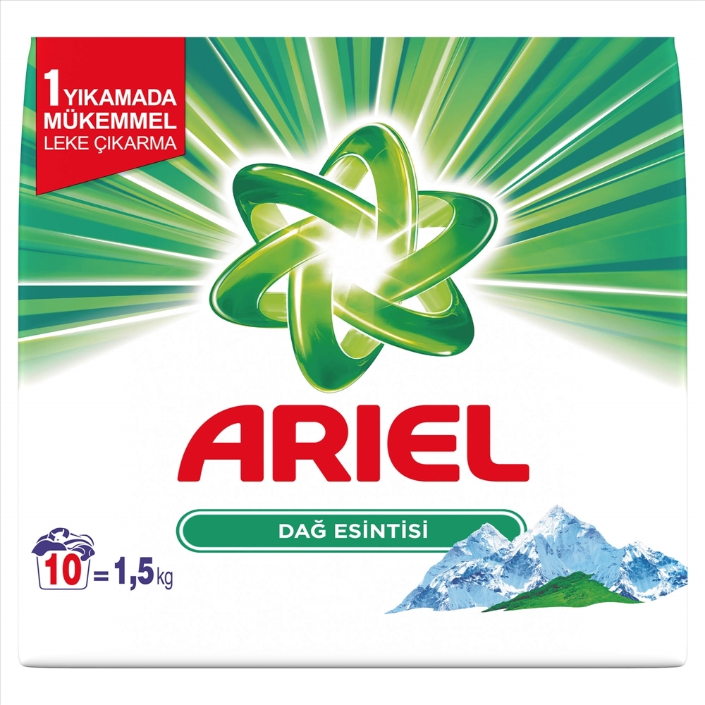 resm Ariel Dağ Esintisi Çamaşır Deterjanı Toz 1,5 kg