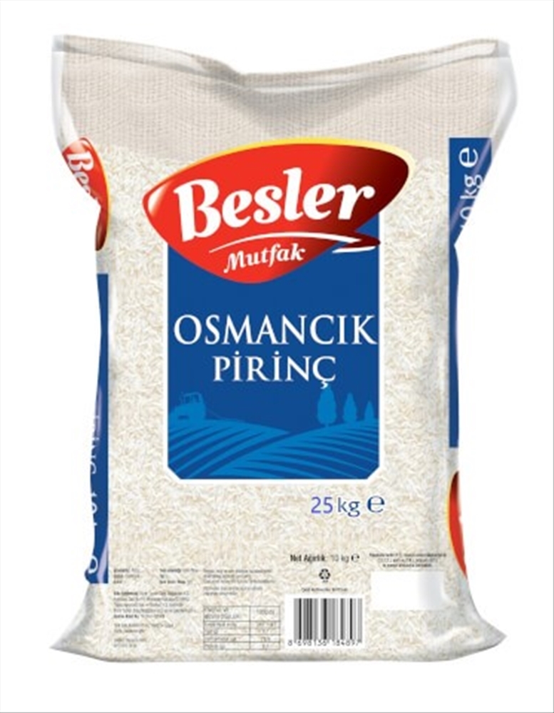resm Besler Mutfak Osmancık Pirinç 25 kg