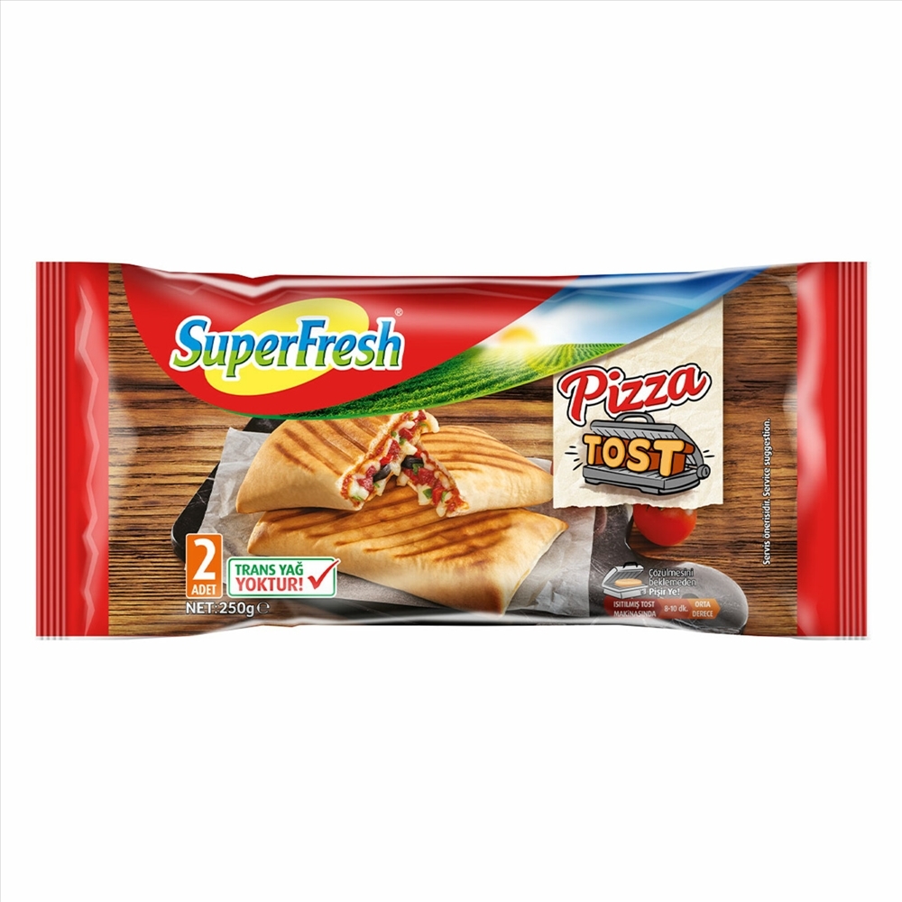 resm Superfresh Pizza Tost 2 Adet 250 g