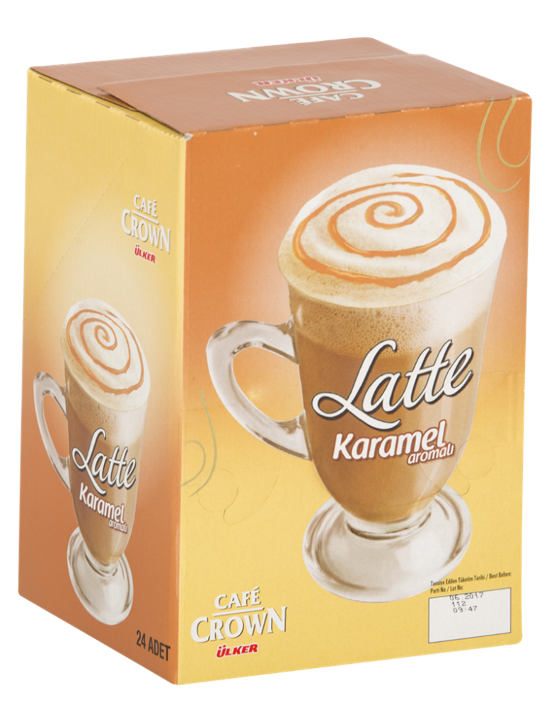 resm Ülker Cafe Crown Karamelli Latte 24x17 g