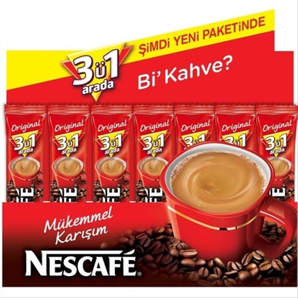 resm Nescafe 3'ü 1 Arada 17,5 g