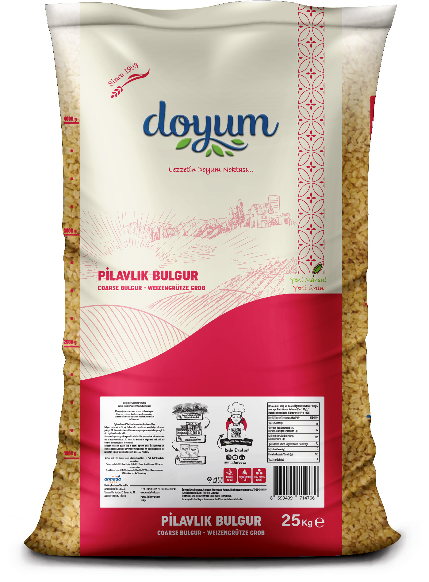 resm Doyum Pilavlık Bulgur 25 Kg