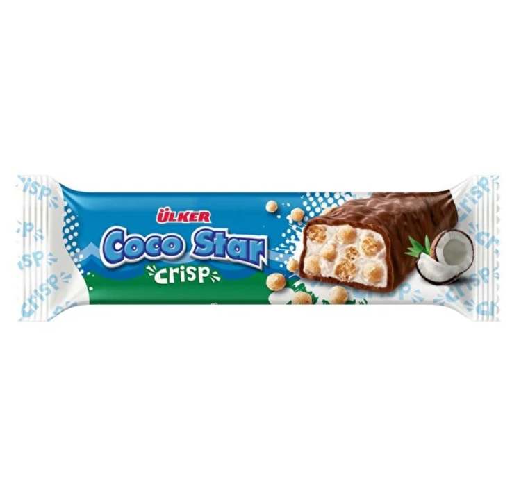 resm Ülker Cocostar Crisp Bar 20 Gr 24'lü