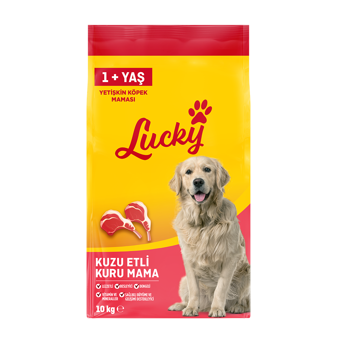 resm Lucky Kuzu Etli Yetişkin Köpek Maması 10 Kg