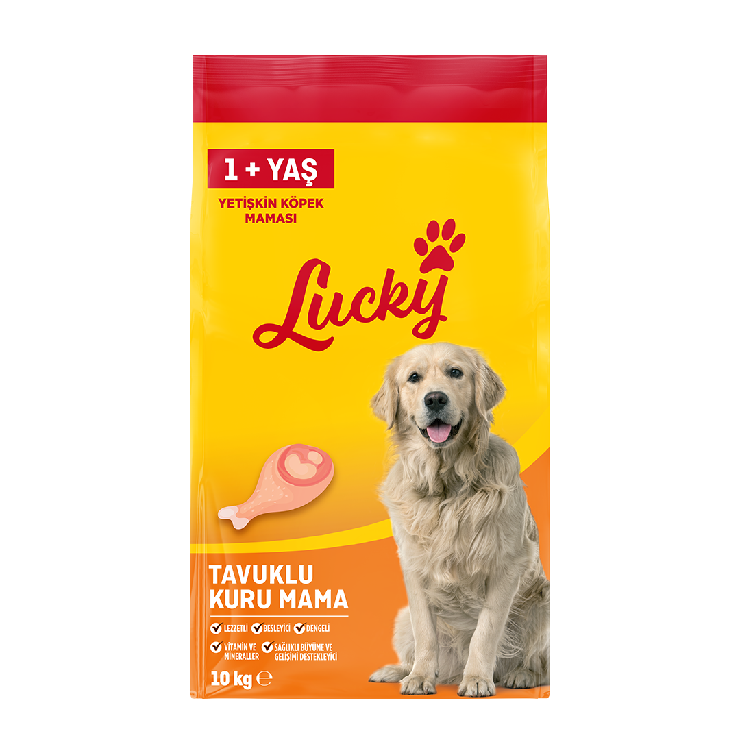 resm Lucky Tavuklu Yetişkin Köpek Maması 10 Kg