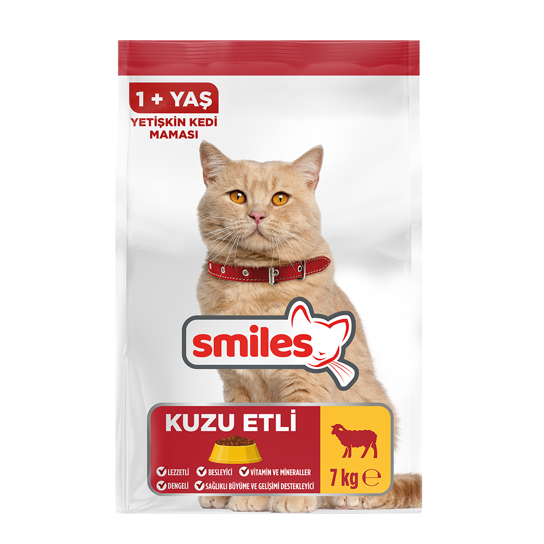 resm Smiles Kuzu Etli Yetişkin Kedi Maması 7 Kg