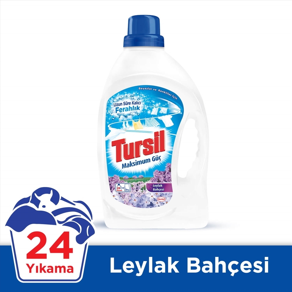 resm Tursil Leylak Çamaşır Deterjanı Sıvı 24 Yıkama