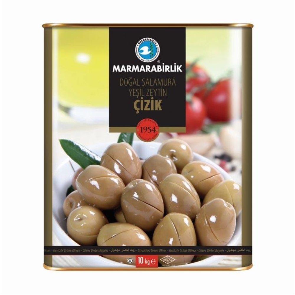 resm Marmara Birlik Çizik Yeşil Zeytin (XL) 201-230 10 kg