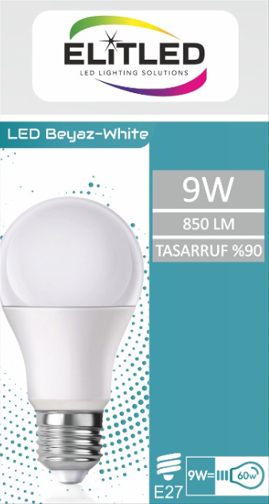 resm Elitl Led Ampül 9W