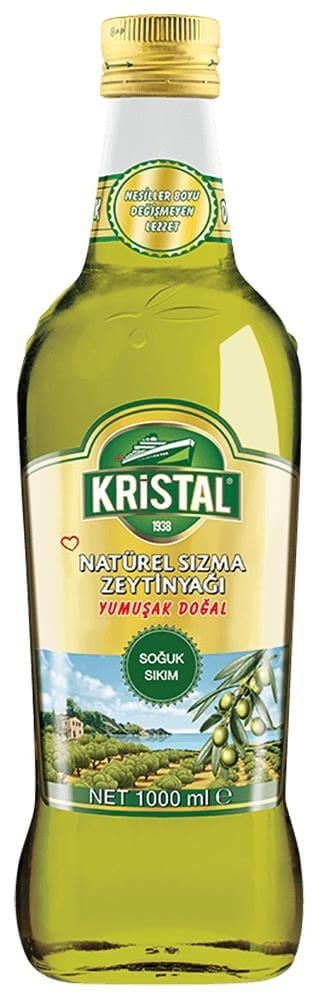 resm Kristal Yumuşak Dolgun Güçlü Sızma Zeytinyağı 1 L