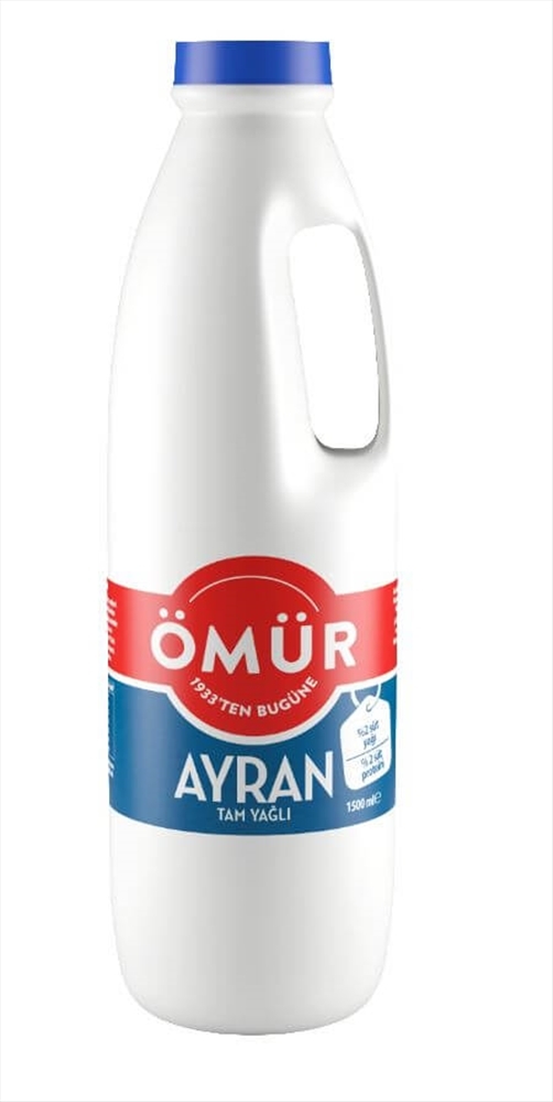 resm Ömür Tam Yağlı Şişe Ayran 1,5 L