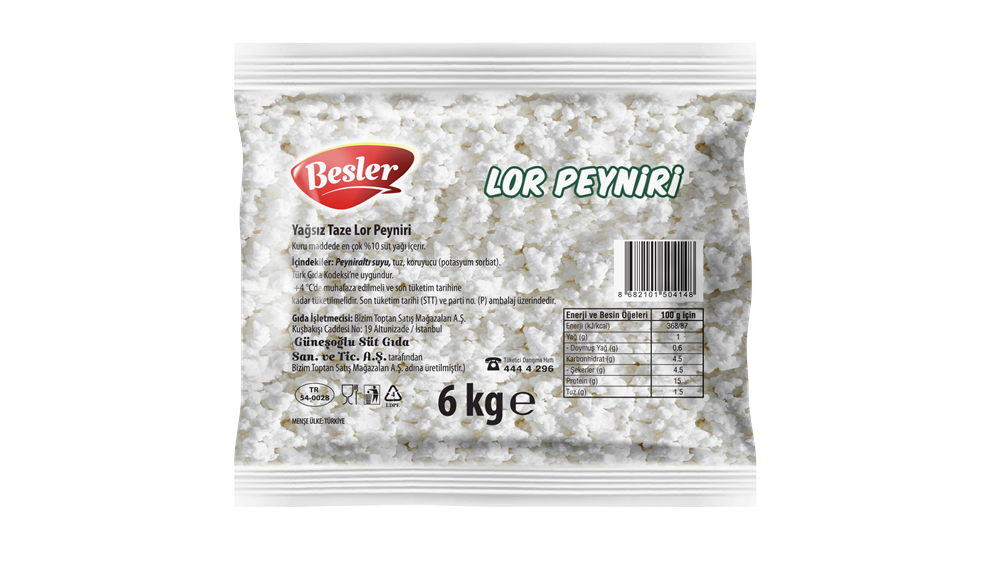 resm Besler Lor Peyniri 6 kg