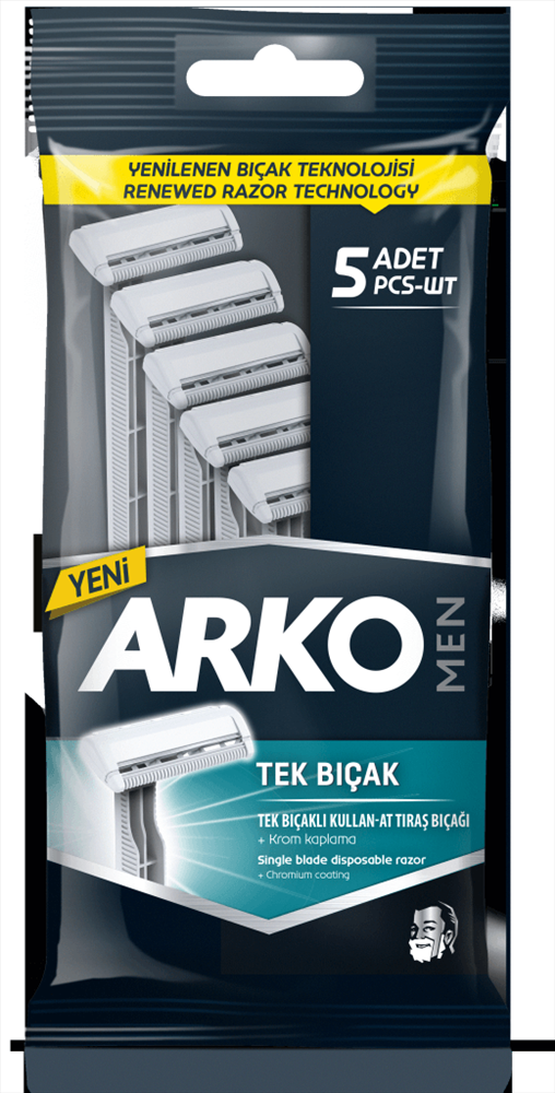 resm Arko T1 Poşet Tıraş Bıçağı 5'li