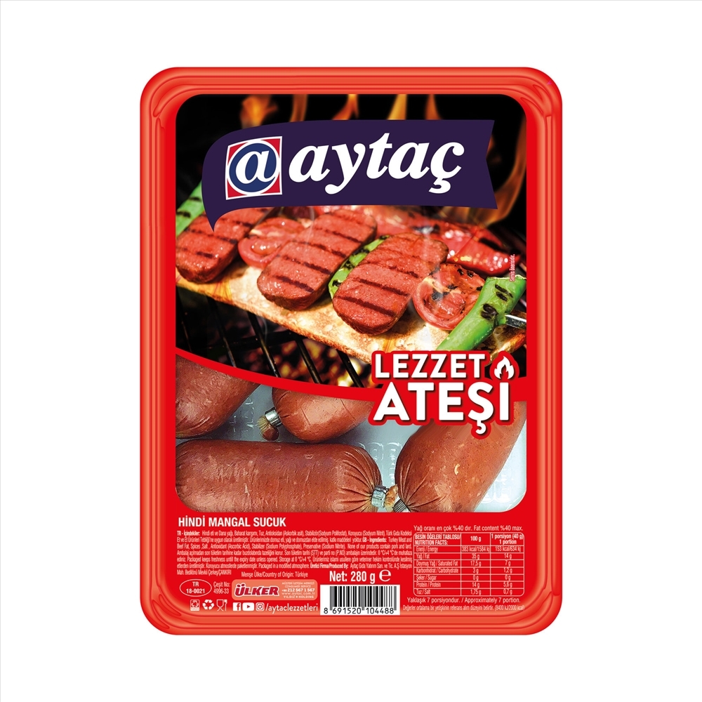 resm Aytaç Hindi Mangal Sucuk 280 g