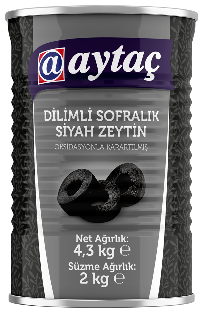 resm Aytaç Dilimli Siyah Zeytin 2 kg