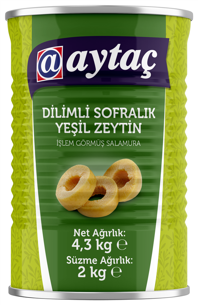 resm Aytaç Dilimli Yeşil Zeytin 2 kg