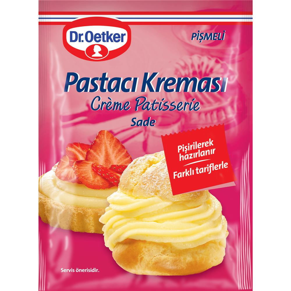 resm Dr.Oetker Pastacı Kreması Pişmeli Sade 156 g