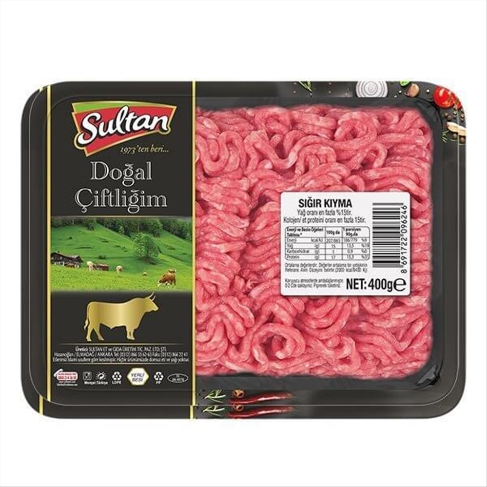 resm Sultan Dana Kıyma %20 Yağlı 400 g