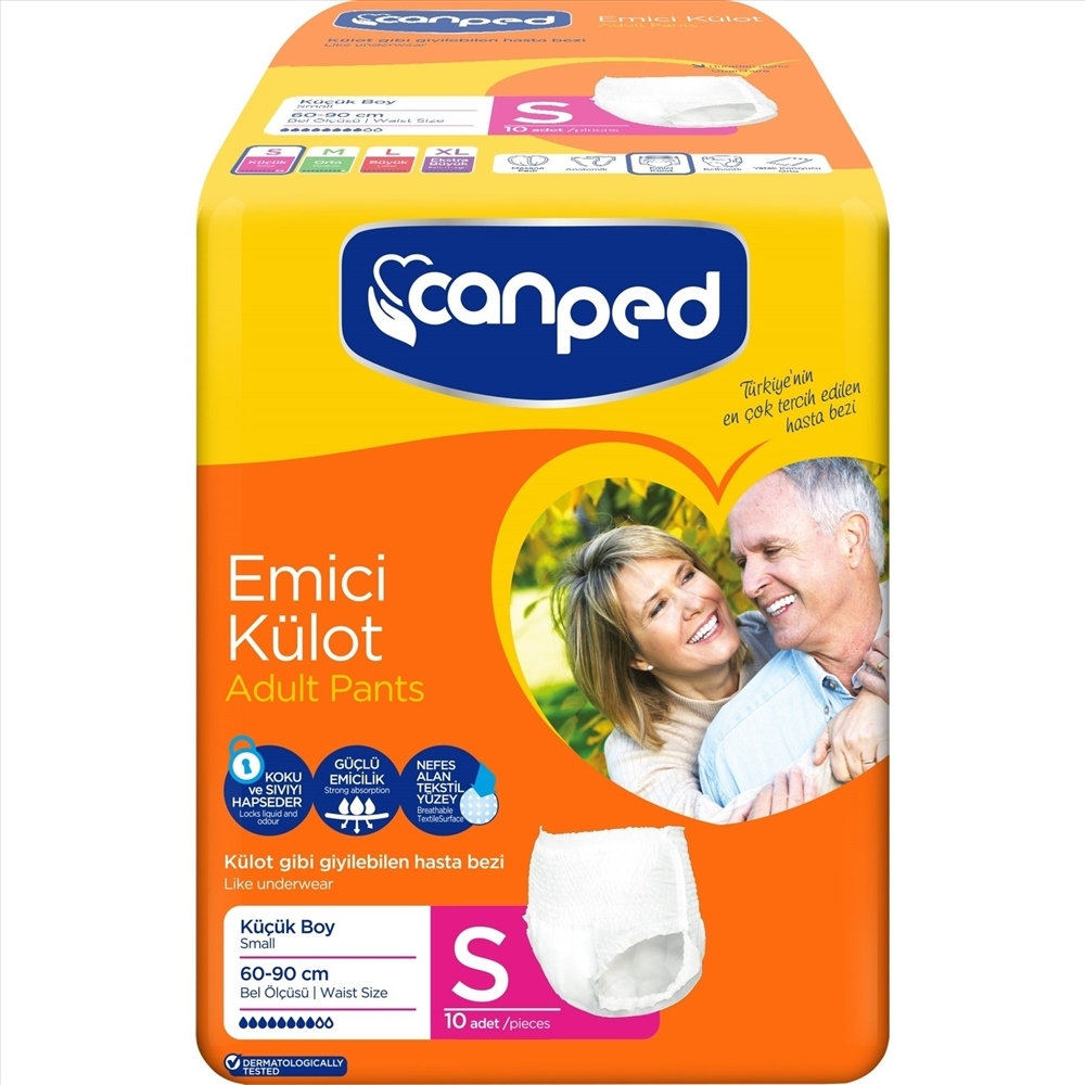 resm Canped Hasta Bezi (Külot) Small 10'lu